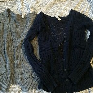 Two cardigan sweaters bundle